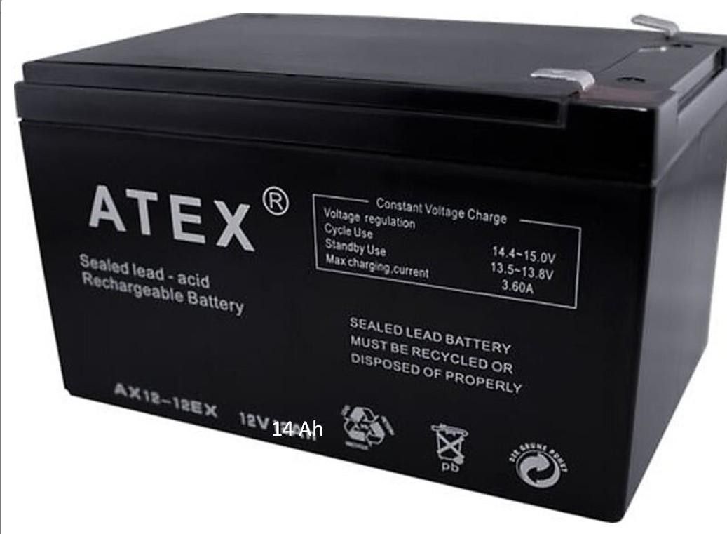 Atex 12-14G 12V 14Ah Bakımsız Kuru Akü