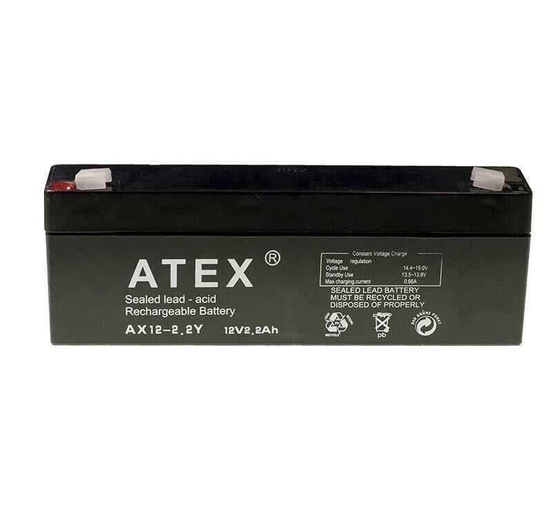 Atex AX12-2.2Y 12V 2.2Ah Bakımsız Kuru Akü