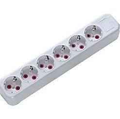 AY-KA Altılı Topraklı Klemensli Grup Priz 3m.