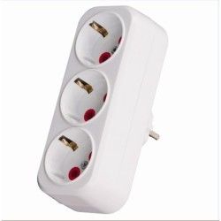 AY-KA Üçlü Topraklı Sıvaüstü Golyat Fiş-Priz