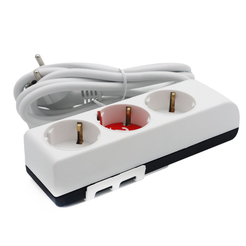 AY-KA Üçlü Topraklı Ç.K. Grup Priz 2m.