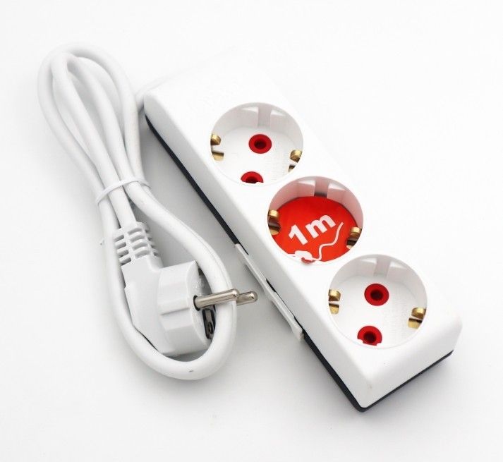 AY-KA Üçlü Topraklı Ç.K. Klemesli Grup Priz 1m.