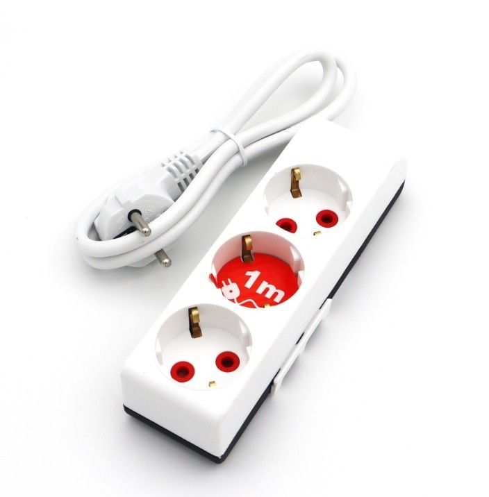 AY-KA Üçlü Topraklı Ç.K. Klemesli Grup Priz 1m.