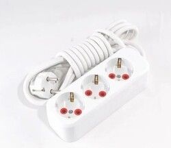 AY-KA Üçlü Topraklı Ç.K. Grup Priz 3m.