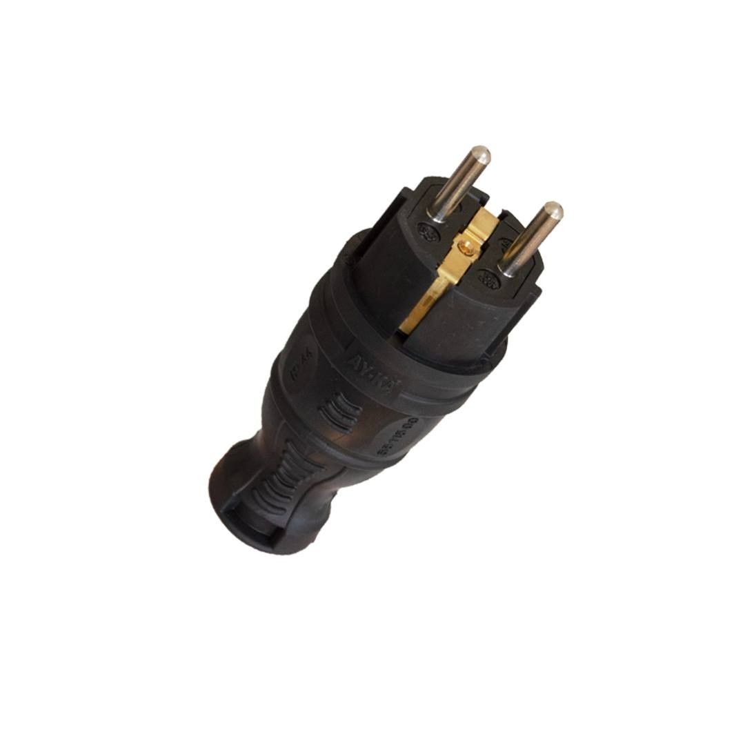 AY-KA Monofaze Kauçuk Topraklı Erkek Fiş
