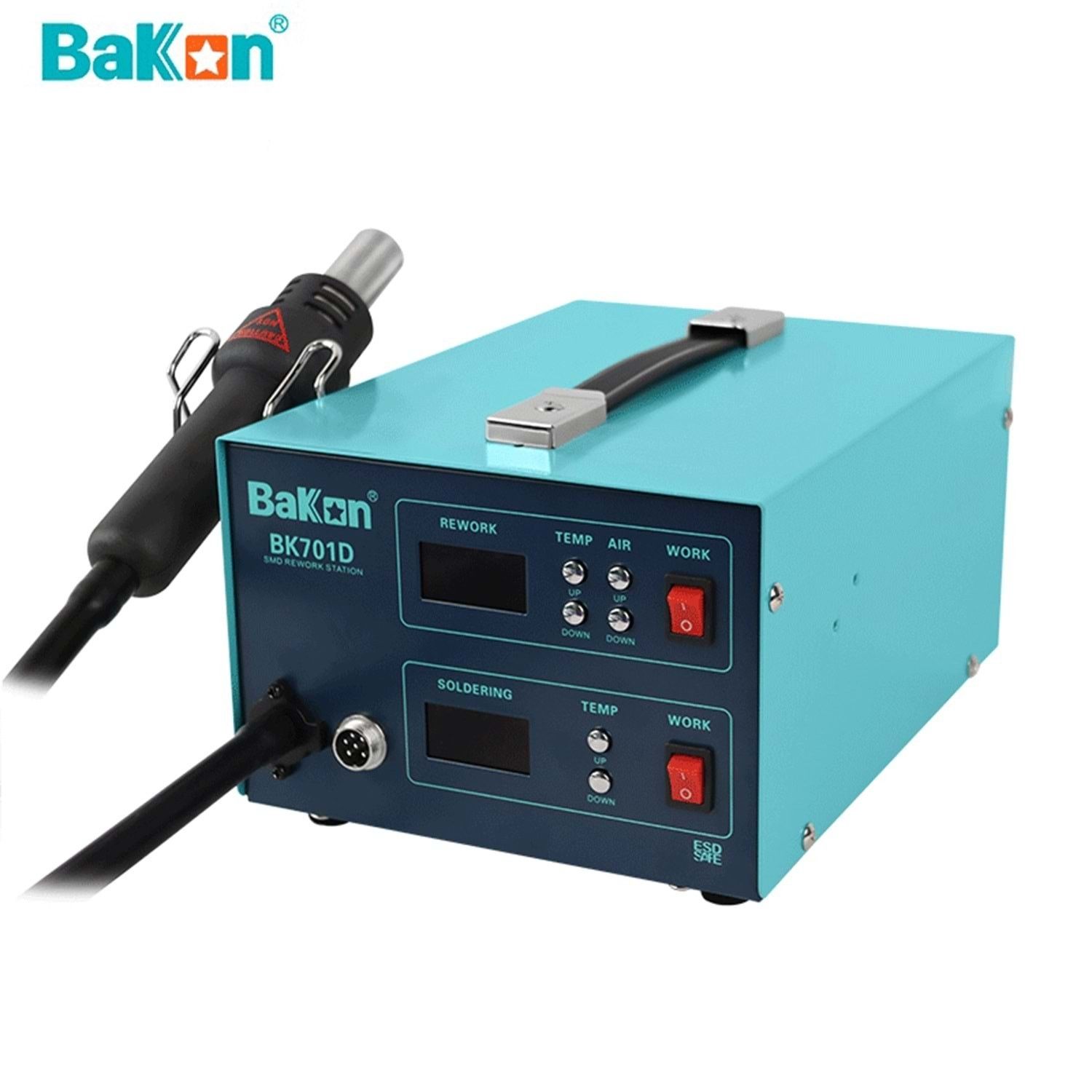 Bakon BK701D İntelligent 2 in 1 Havya İstasyonu
