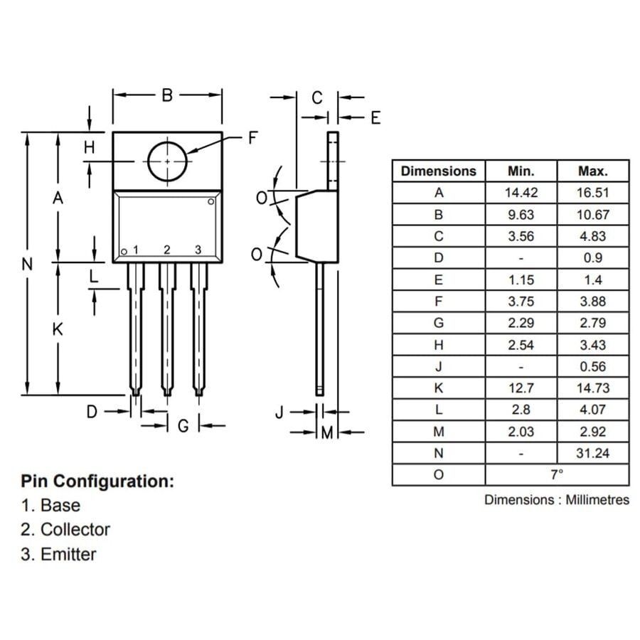BDX 53C Transistör