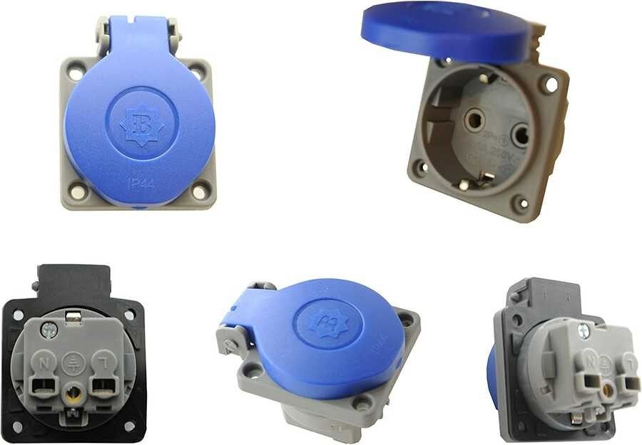 Bemis 1x16A 250V Pano Prizi (Yatay Giriş)