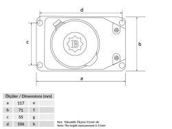 Bemis 3x25A 380V Trifaze Duvar Priz