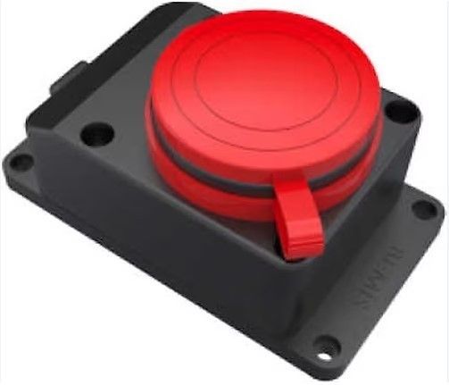 Bemis 3x32A 380V IP44 Kauçuk Trifaze Duvar Priz