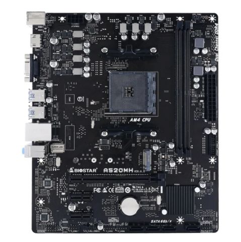Biostar A520MH 4000Mhz OC S+V+GL DDR4 AM4 Anakart