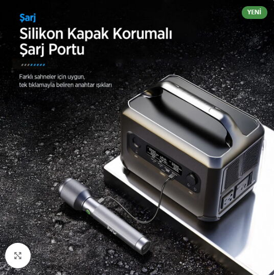 Bix BX2142FL 24W Uzun Menzilli Şarjlı El Feneri