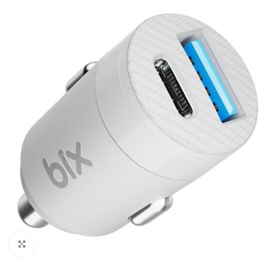 Bix BXAC65C 65W Type-C/Usb Araç Şarj Cihazı Beyaz
