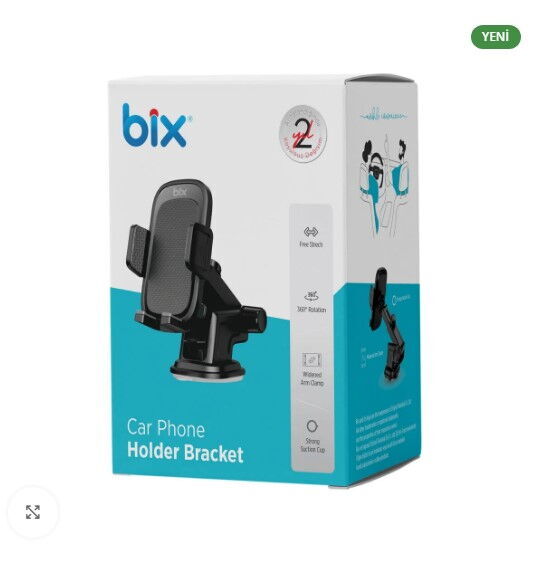 Bix BXCH4 Ayarlı Vantuzlu Araç Telefon Tutucu