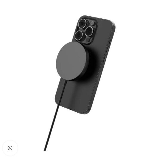 Bix BXMG15 15W Manyetik Kablosuz Şarj Cihazı Siyah