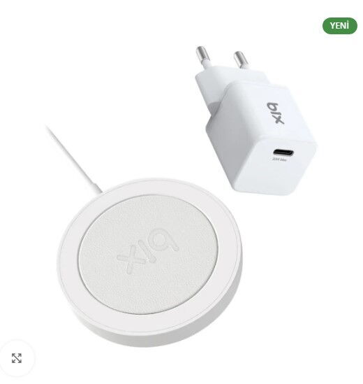 Bix BXMG20 20W Şarj Adaptörü + 15W Kablosuz Şarj