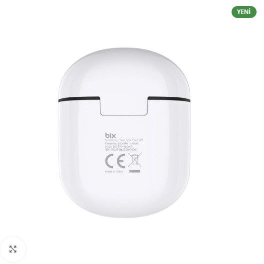 Bix TW2 TWS Kulak İçi Bluetooth Kulaklık Beyaz