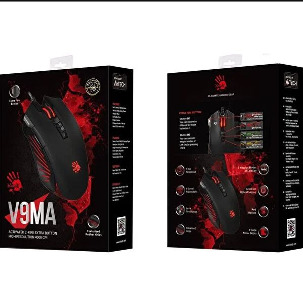 Bloody V9MA UC3-4 Optik Kablolu Oyuncu Mouse