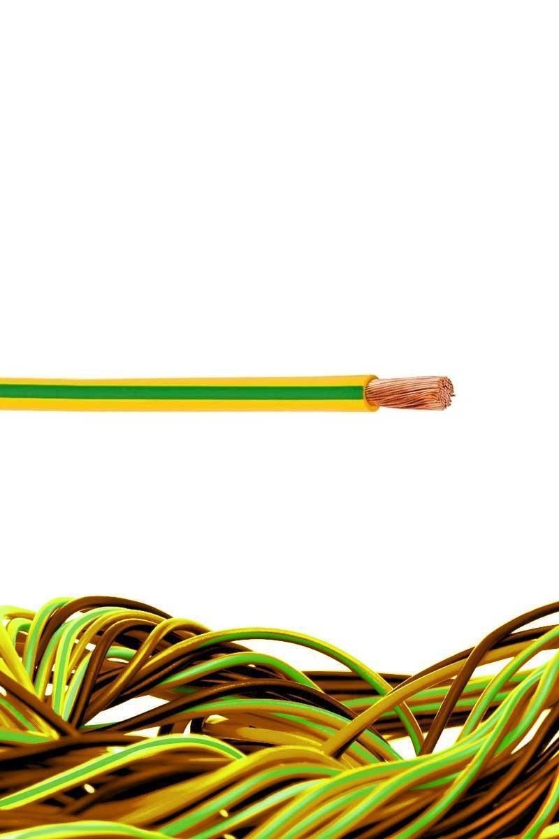 Öznur 0.75mm NYAF Kablo (H05V-K) Sarı-Yeşil