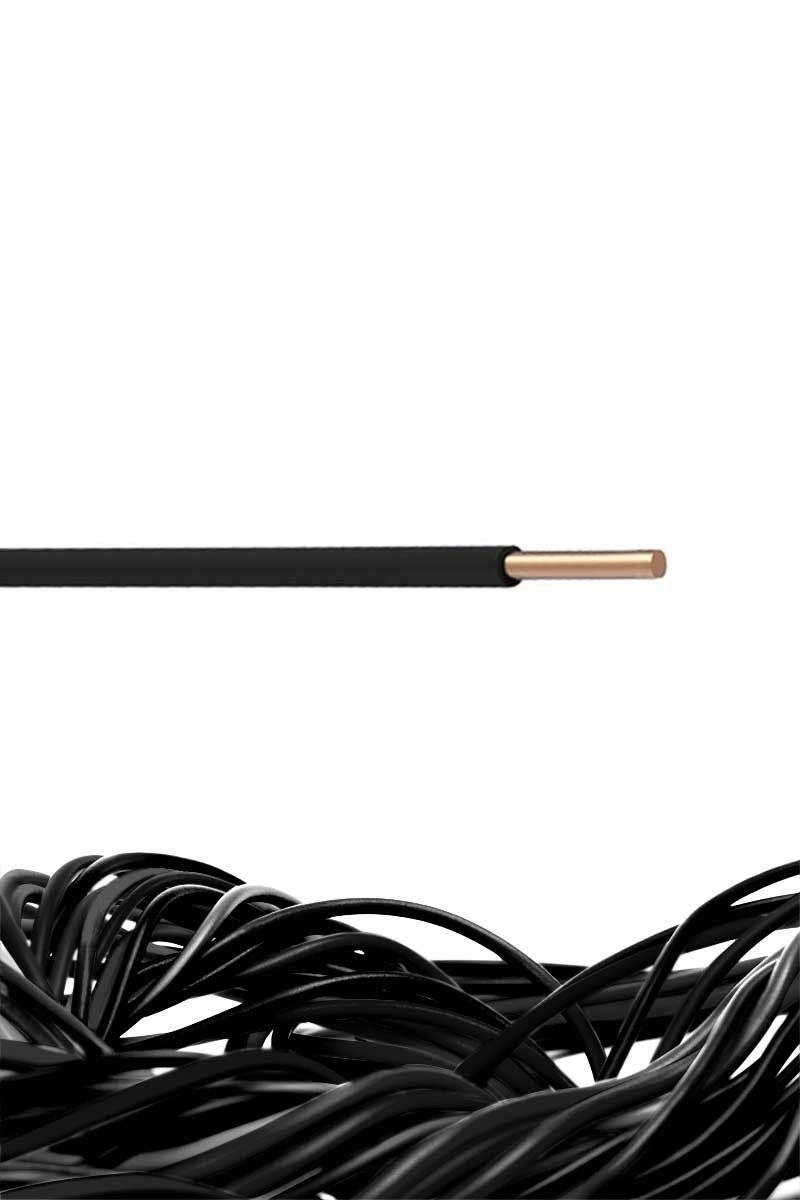 Öznur 0.75mm NYAF Kablo (H05V-K) Siyah