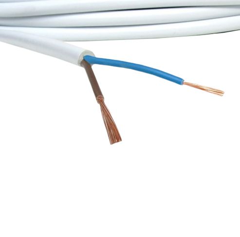 Öznur 2x0.75mm TTR Kablo Beyaz 100 Metre