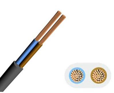 Öznur 2x1.5mm TTR Kablo Siyah 100 Metre