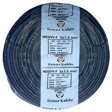 Öznur 3x1mm TTR Kablo Siyah 100 Metre