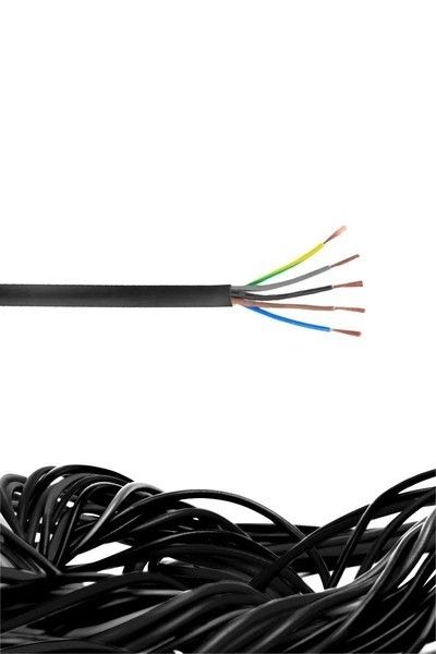 Öznur 5x6mm TTR Kablo Siyah 100 Metre