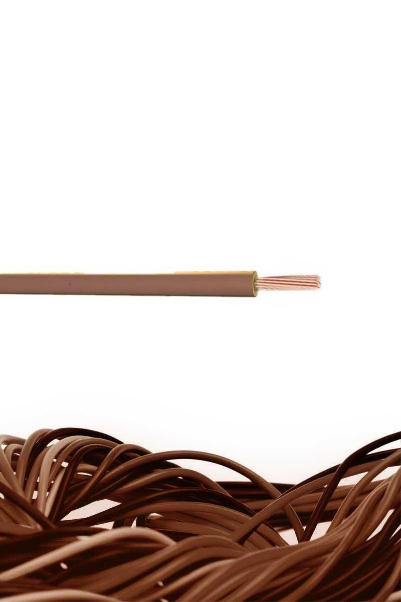 Öznur 6mm HF NYAF Kablo (H07Z1-K) (Kahverengi)