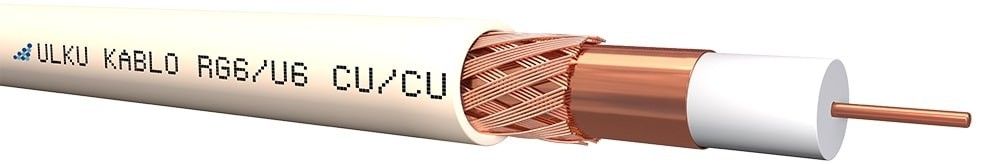 Ülkü 3008 RG6 U6 Coaxial Kablo (CU/CU) 500m.Mak
