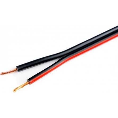 Ülkü ÜK-2102 2x0.75mm Yassı Kord. Şeffaf/Kırm 100m