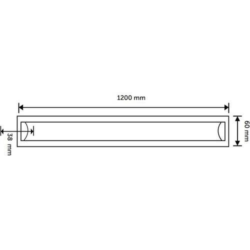 İnoled 2907 36W Beyaz Led Bant Armatür
