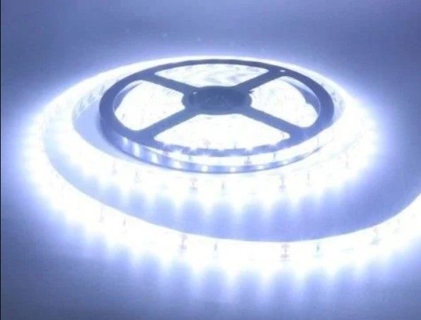 Şerit Led 3 Çipli Silikonlu Dış Mekan Beyaz