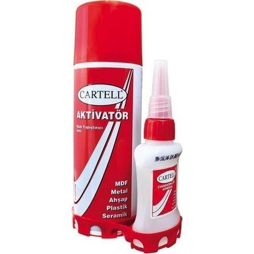 Cartell 200 ml Aktivatör Hızlı Yapıştırıcı Seti