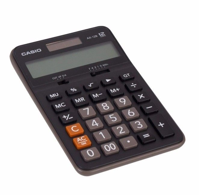 Casio AX-12B 12 Haneli Orta Boy Hesap Makinesi
