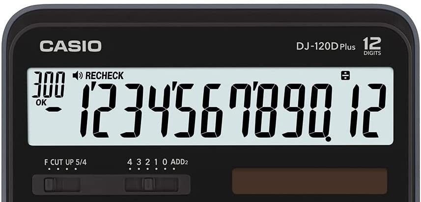 Casio DJ-120D Plus 12 Haneli Büyük Hesap Makinesi