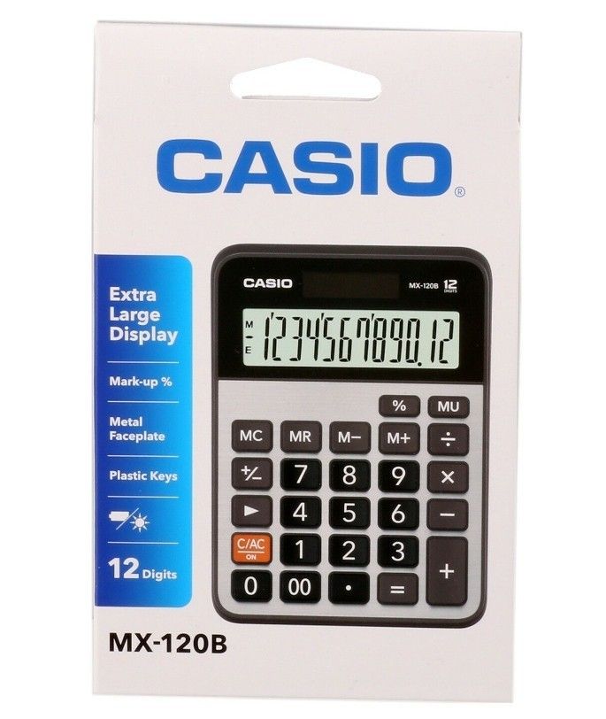 Casio MX-120B Hesap Makinası
