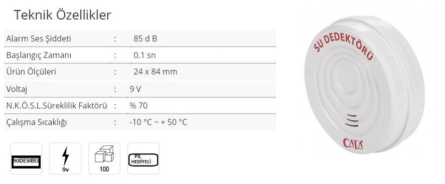 Cata CT-9453 Su Dedektörü