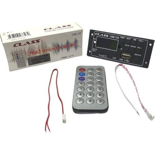 Class USB 129 Usb/Fm/Mp3/Sd/Aux/BT Player Modül