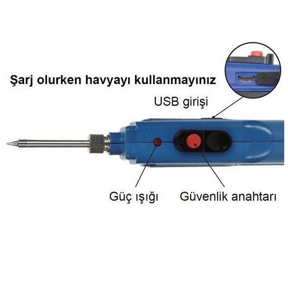 Class ZD-20E 4.5V 8W Pilli Kalem Havya