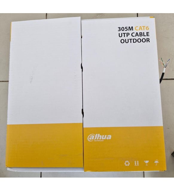 Dahua DH-PFM920-6UN Cat6 UTP Dış Mekan Siyah 305m