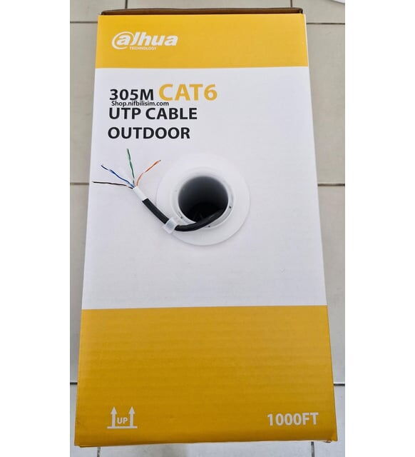 Dahua DH-PFM920-6UN Cat6 UTP Dış Mekan Siyah 305m