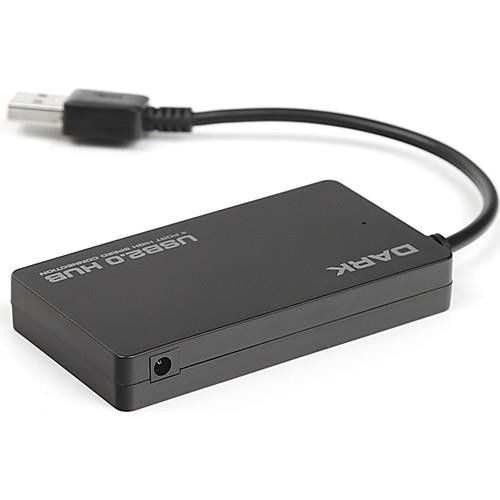 Dark 4 Port USB 2.0 USB Hub