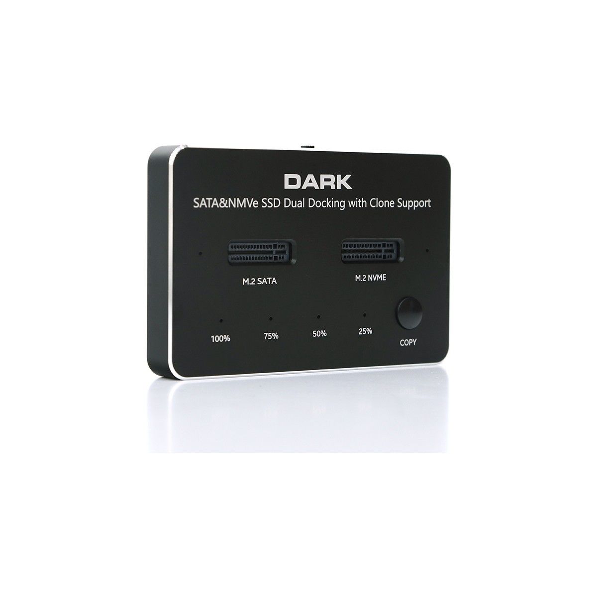 Dark Dual M.2 SSD Docking Station