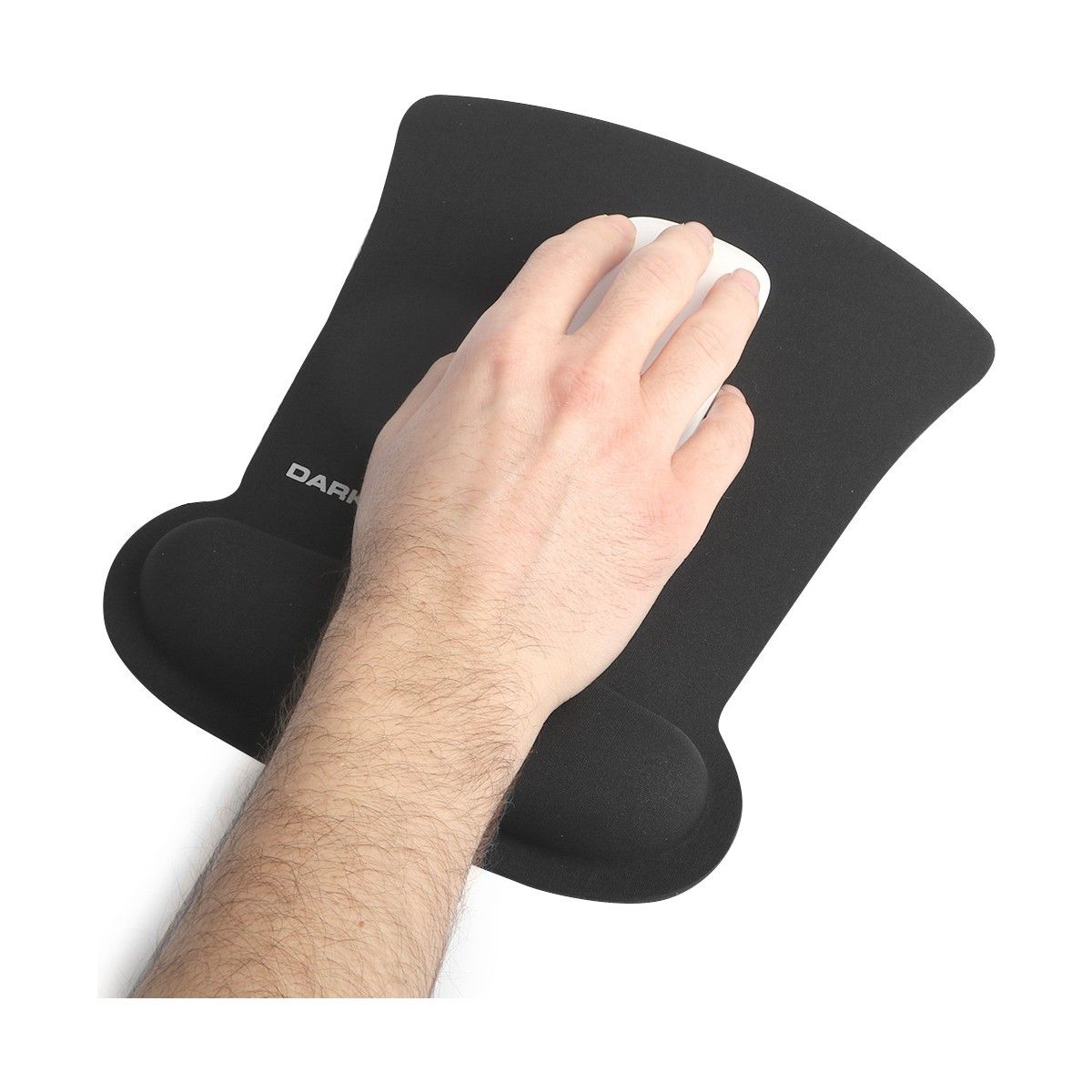 Dark Ergopad Curve Bilek Destekli Mouse Pad Siyah