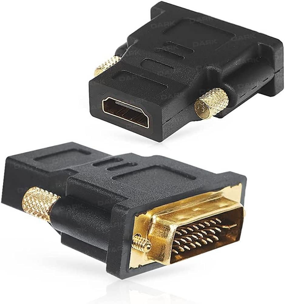 Dark Hdmi Dişi / Dvi Erkek Dönüştürücü