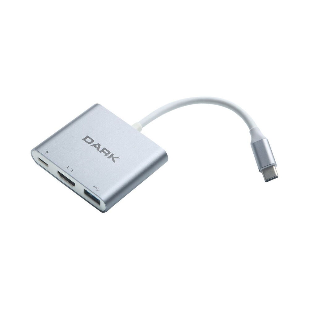 Dark USB 3.1 Type C - HDMI F+Type C Şarj +USB3.0 D
