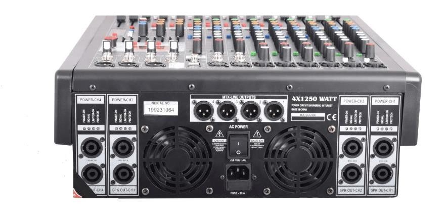 DDS DPX-PRO12 4x1250W 12 Kanal Power Mikser