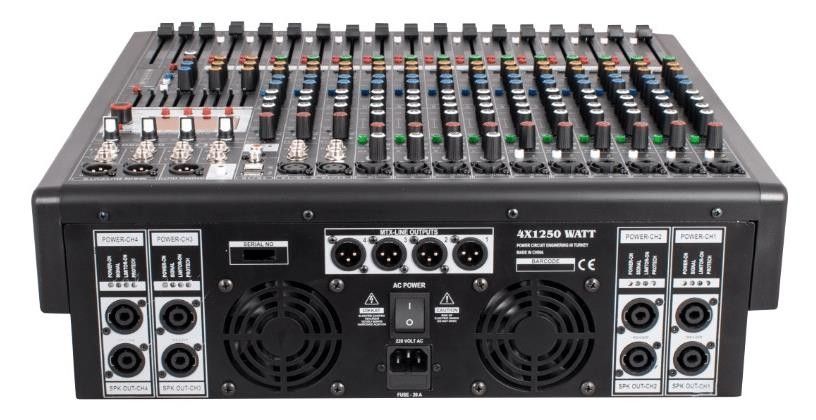 DDS DPX-PRO16 4x1250W 16 Kanal Power Mikser