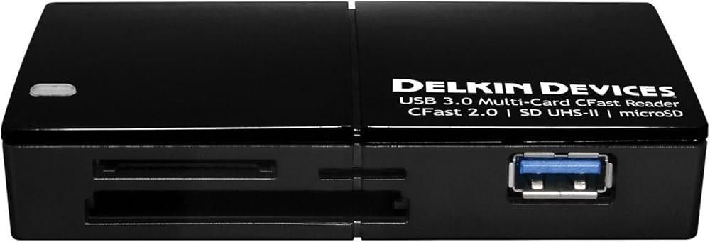 Delkin Devices USB 3.0 CFast Multi-Slot Kart Okuy.